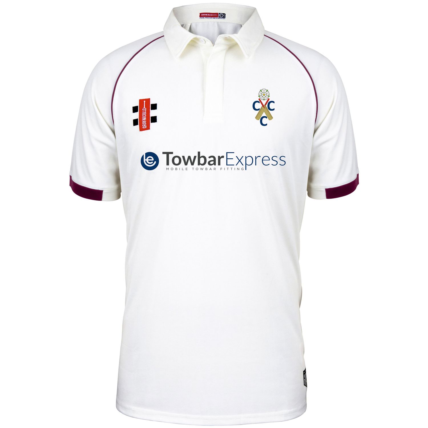 Castleton Matrix V2 Junior Short Sleeve Cricket Shirt