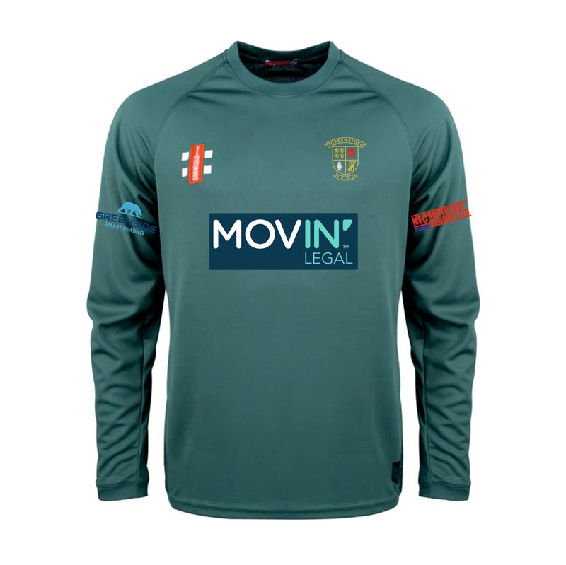 Greenside Matrix Long Sleeve Green T Shirt Adult