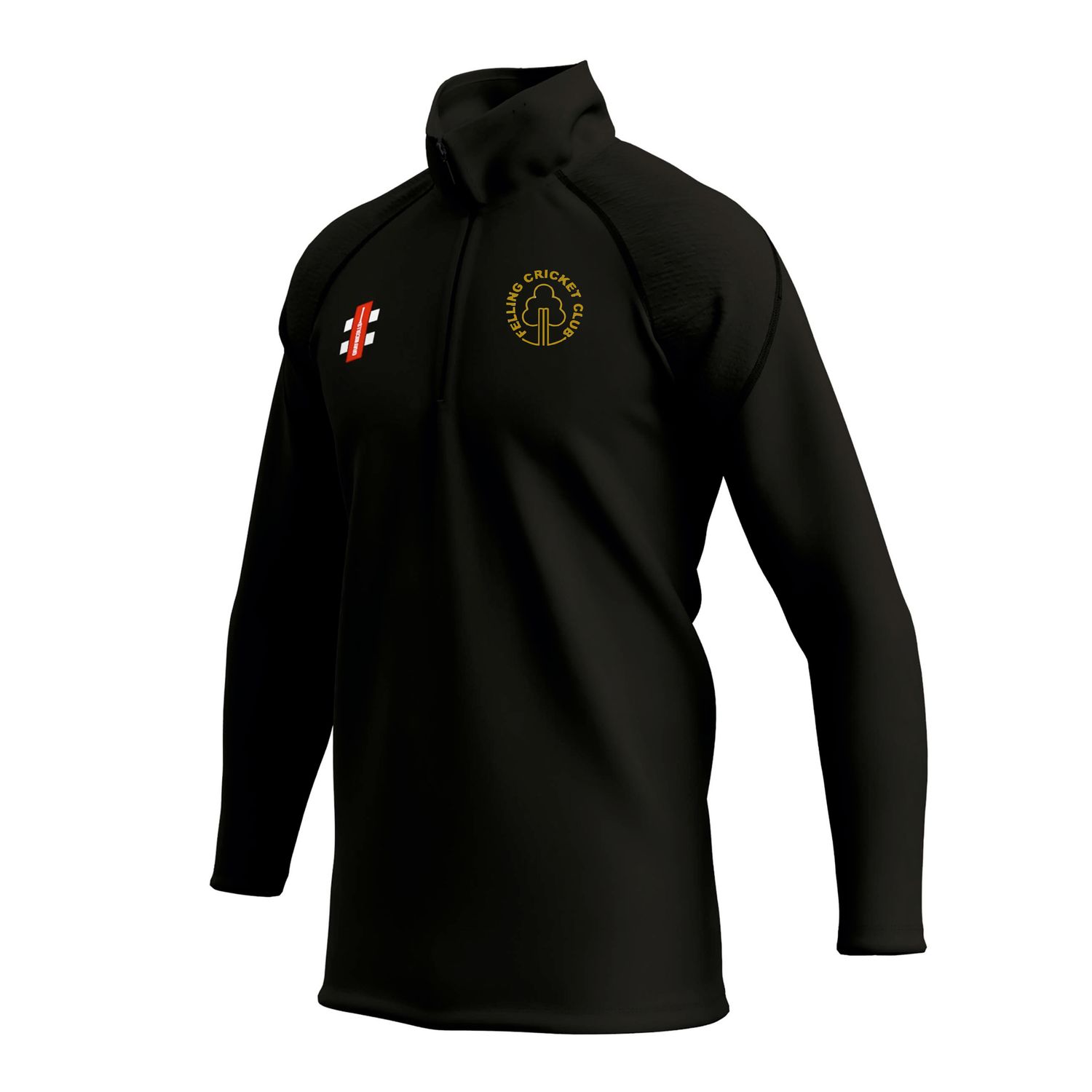 Felling Black GTS 1/4 Zip Fleece Felling Black GTS 1/4 Zip Fleece