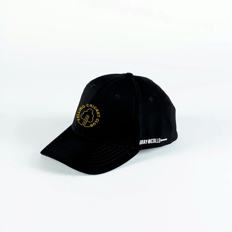 Felling Black Pro Fit Cricket Cap Felling Black Pro Fit Cricket Cap