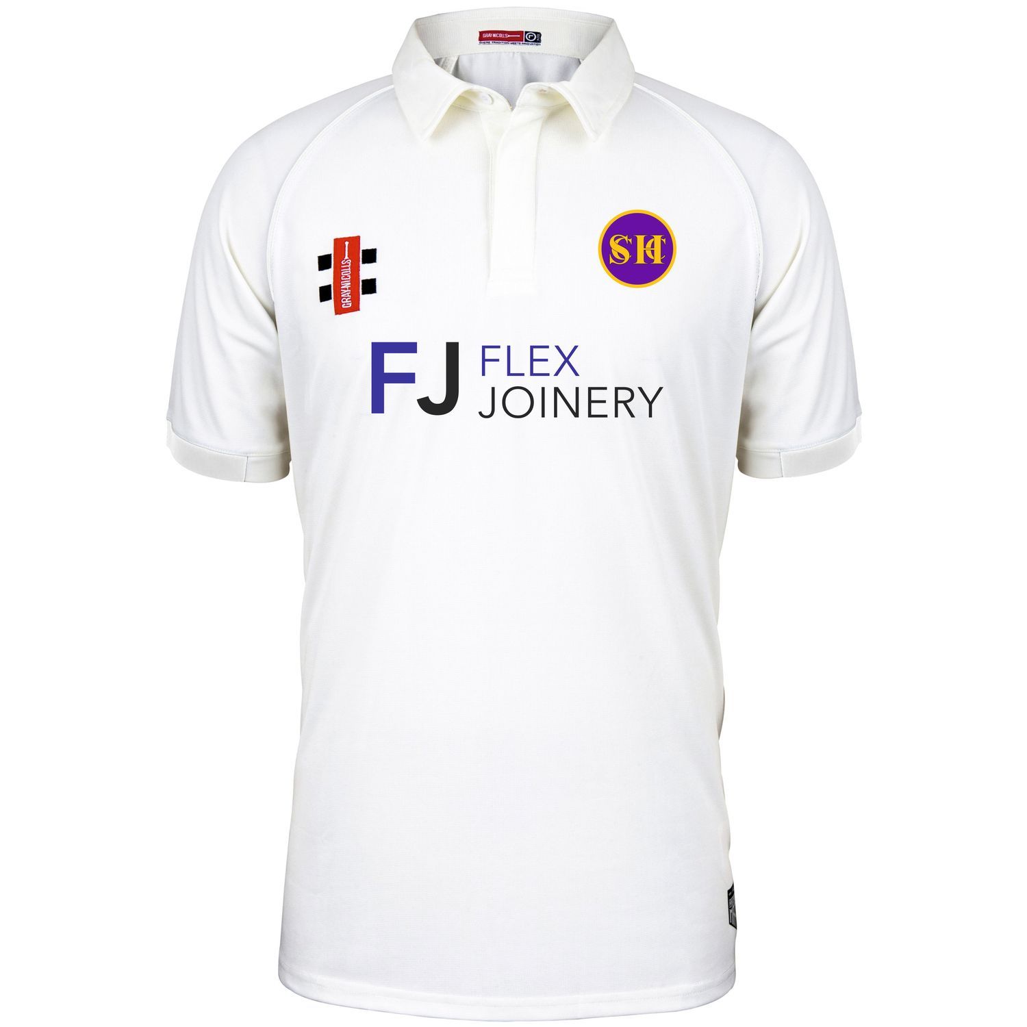 Seaham Harbour Matrix V2 Short Sleeve Cricket Shirt Adult