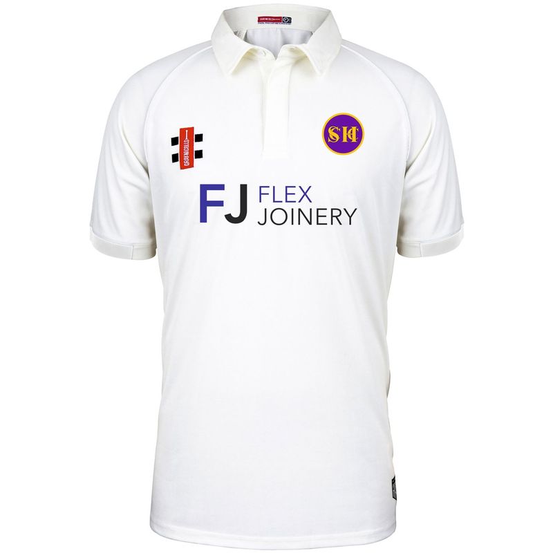 Seaham Harbour Matrix V2 Short Sleeve Cricket Shirt Adult