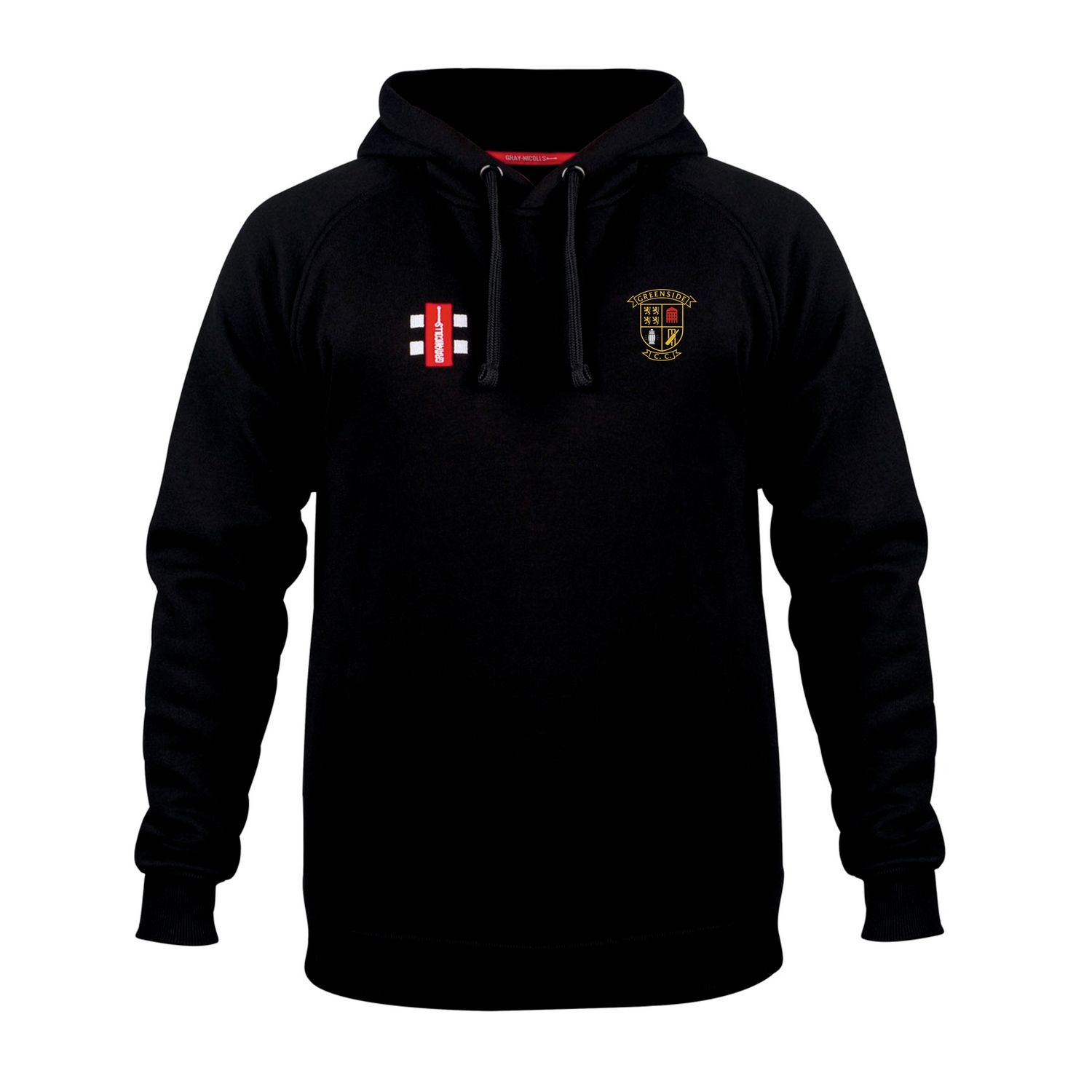 Greenside Black Velocity Hooded Top