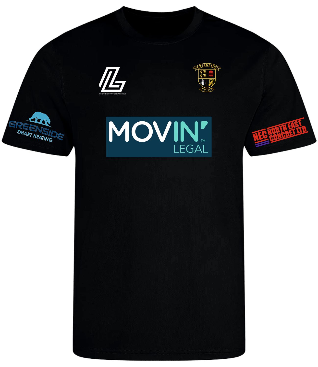 Greenside Lorimers Black Training T Shirt