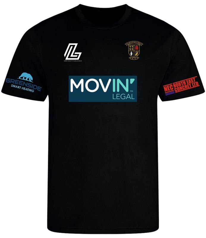 Greenside Lorimers Black Training T Shirt