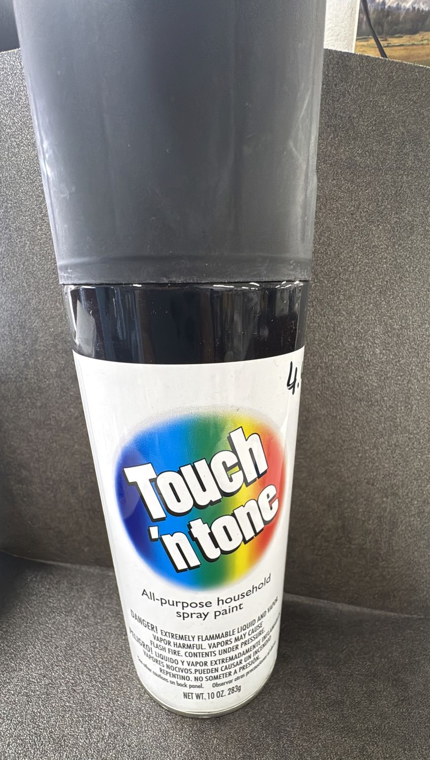 BLACK ALL PURPOSE SPRAY PAINT