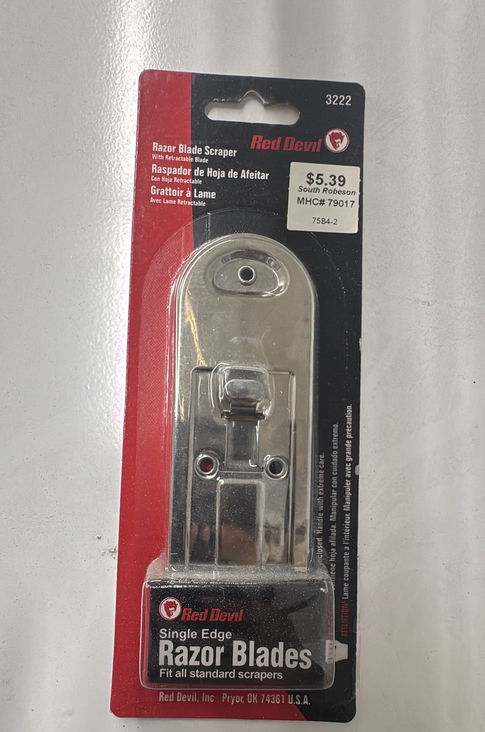 3222 RAZOR BLADE SCRAPER