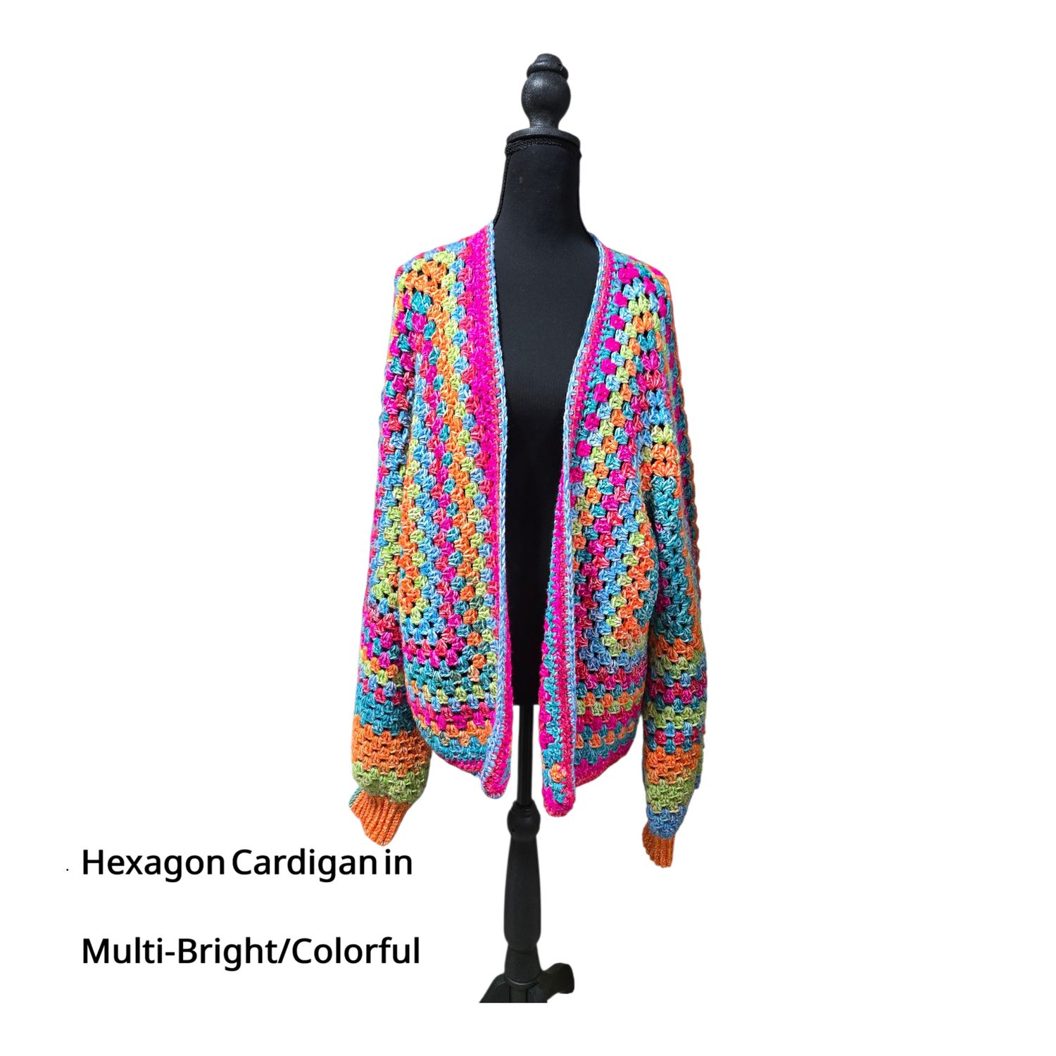 Hexagon Cardigans--Multiple Styles