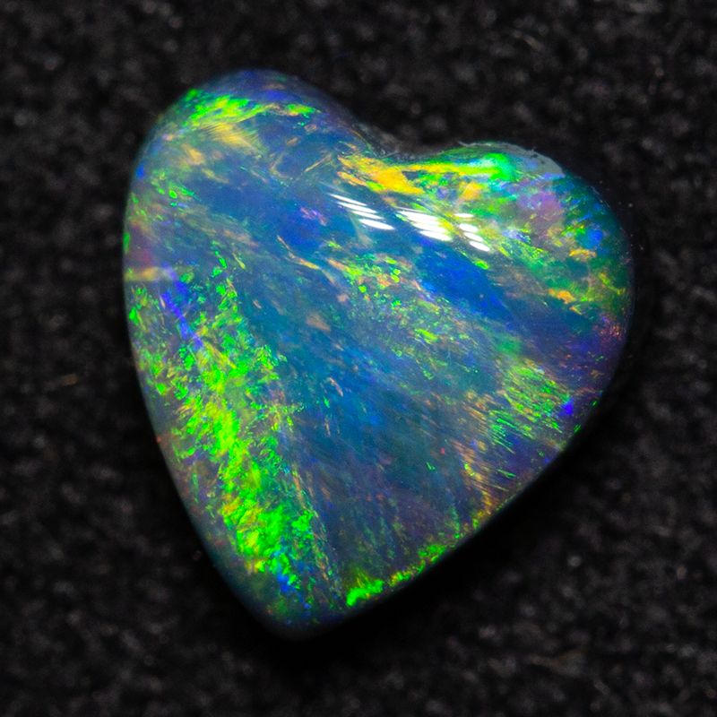 0.74 ct dark opal 6.3×6.2x.3.2mm No Treatment Origin Lighting Ridge, Appraisal: 70.00