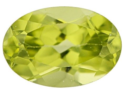 Peridot 6x4mm Oval 0.42ct (N) Faceted Origin China