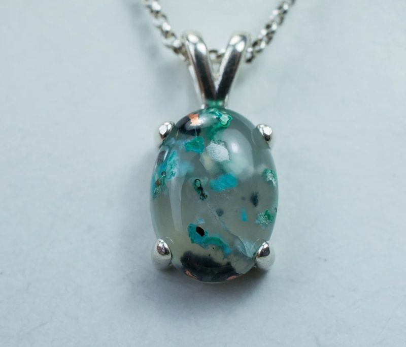 Aquadite Pendant; Genuine Untreated Indonesia Aquadite™; 4.540cts