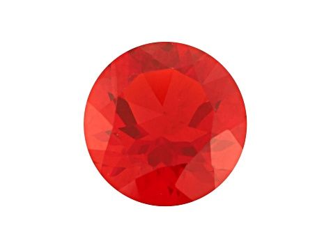 Mexican Fire Opal 6mm Round 0.55ct untreated Origin Mexico