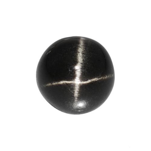 1.49ct Natural Black Star Diopside, Round, Opaque