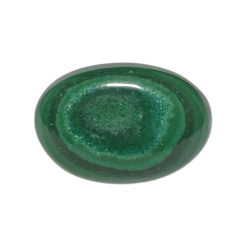 6.22ct Natural Medium Green Malachite,15x10mm Oval, Opaque