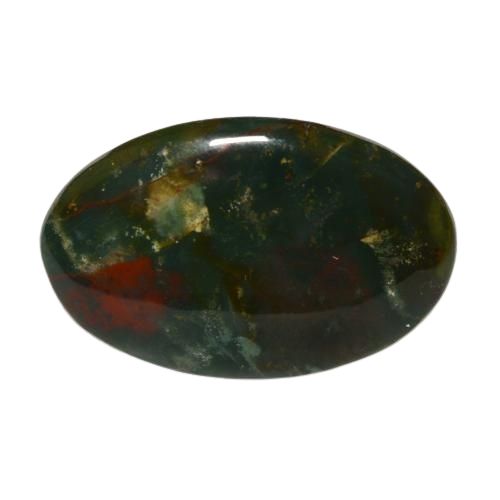 17.22ct Natural Multicolor Bloodstone, Oval, Opaque
