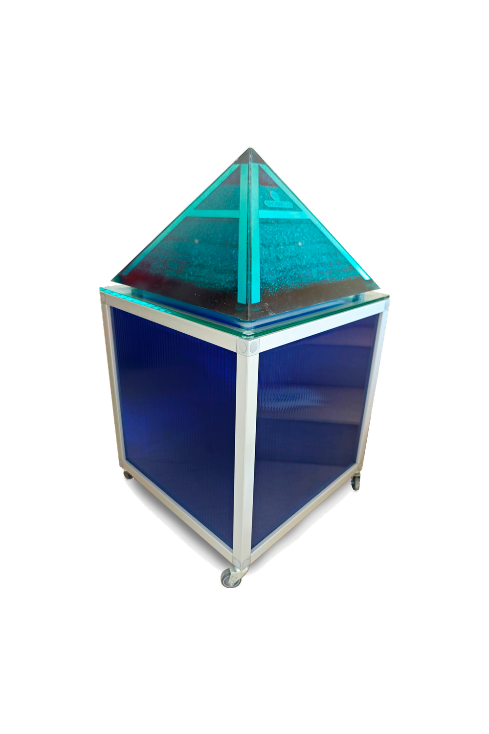 PIRÁMIDE ÁUREA DE ORGÓN CON BASE/SOPORTE