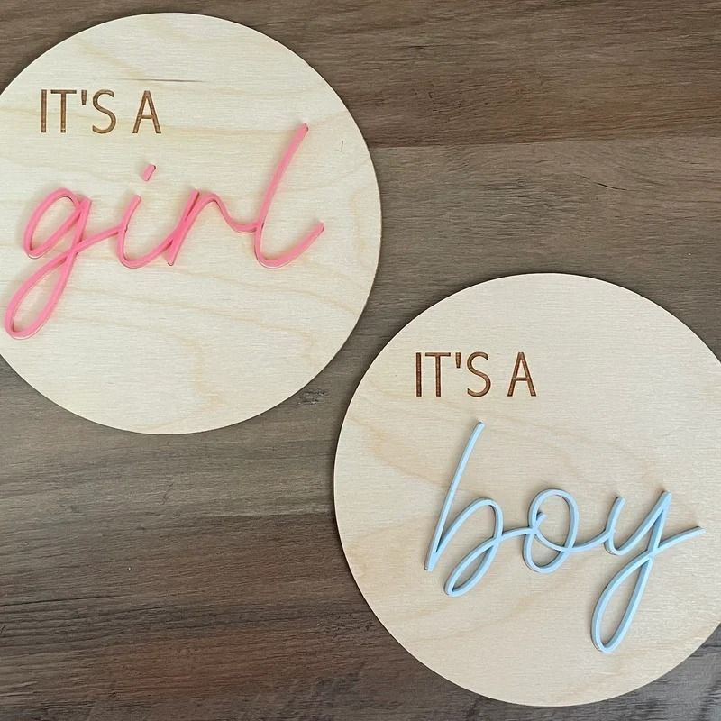 Gender Reveal Sign