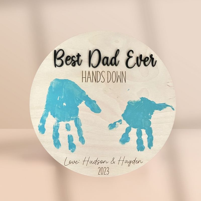 Best Dad Handprint