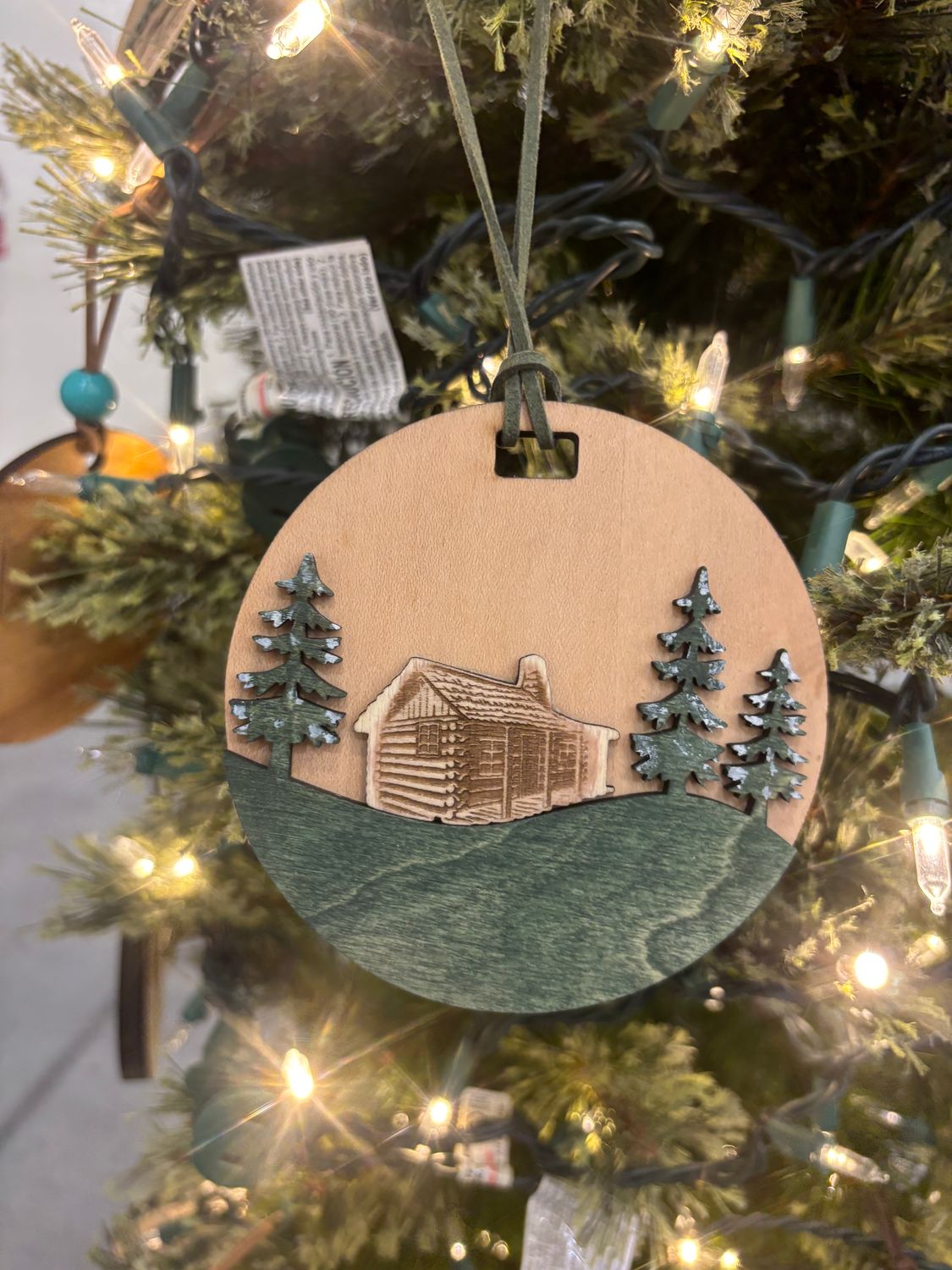 Mountain Cabin Ornament – 2025 Edition Mountain Cabin Ornament – 2025 Edition
