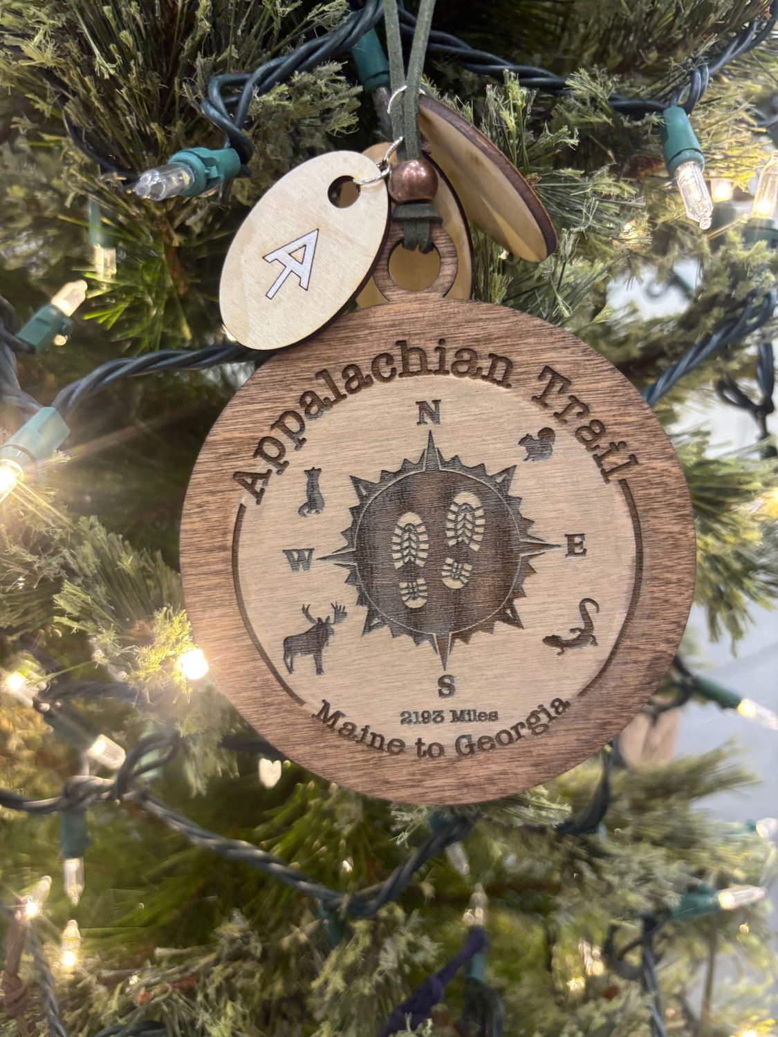 Appalachian Trail Ornament – 3-Charm Edition (2025) Appalachian Trail Ornament – 3-Charm Edition (2025)