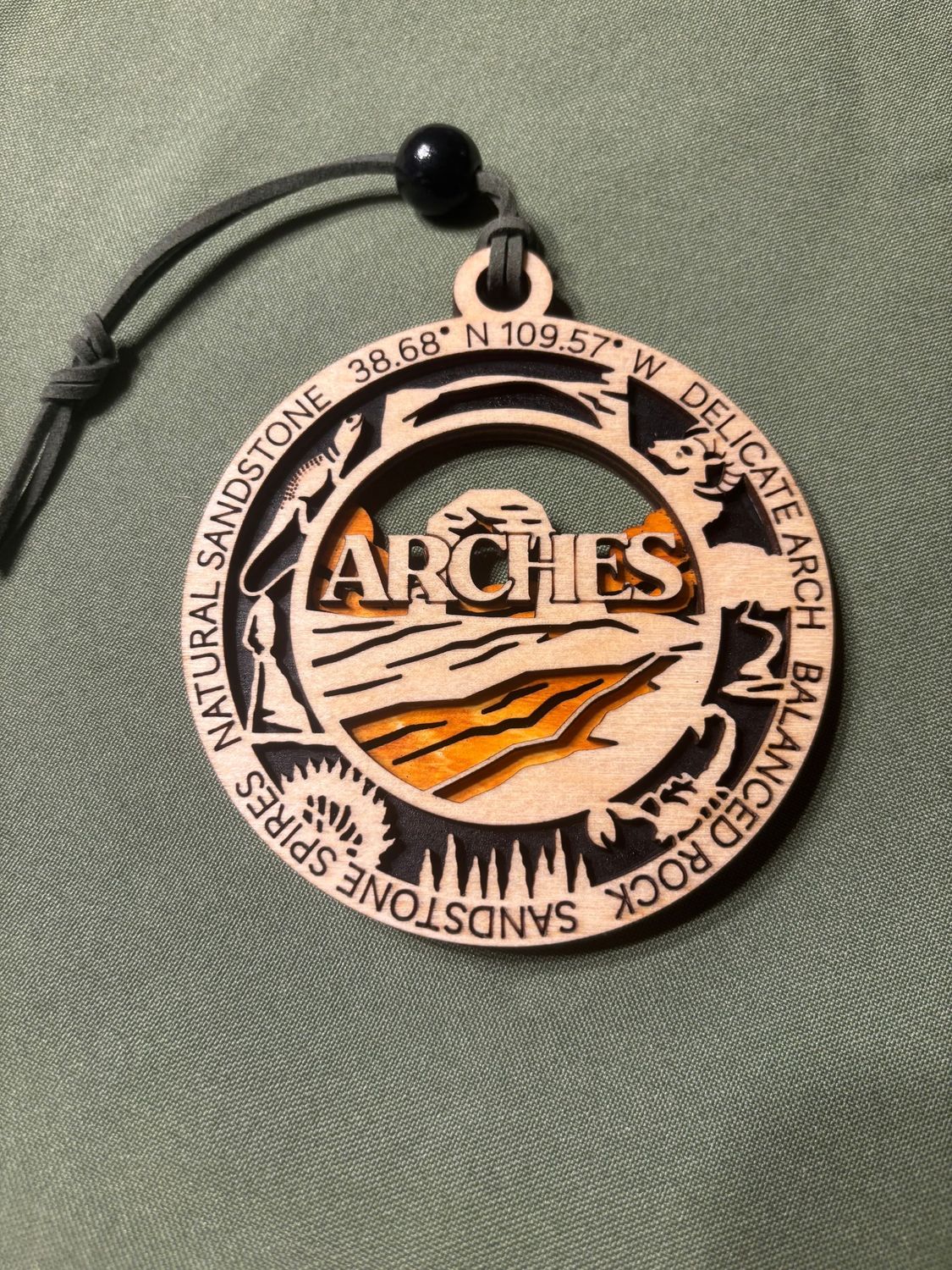 Arches National Park Wood Ornament