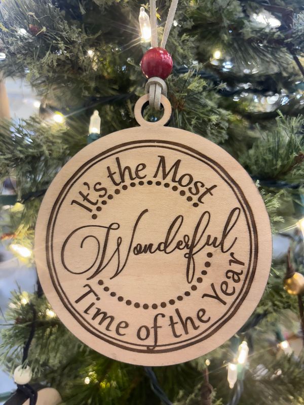 “It’s the Most Wonderful Time of the Year” Ornament – 2025 Edition