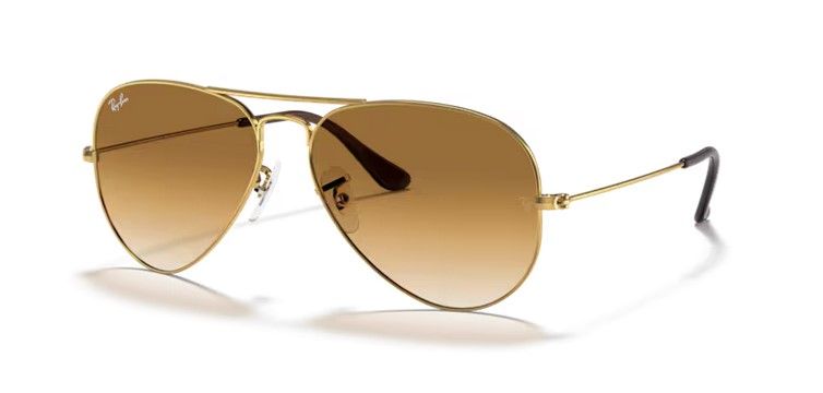 Occhiali da sole Rayban metallo - Linea Aviator large lente marrone