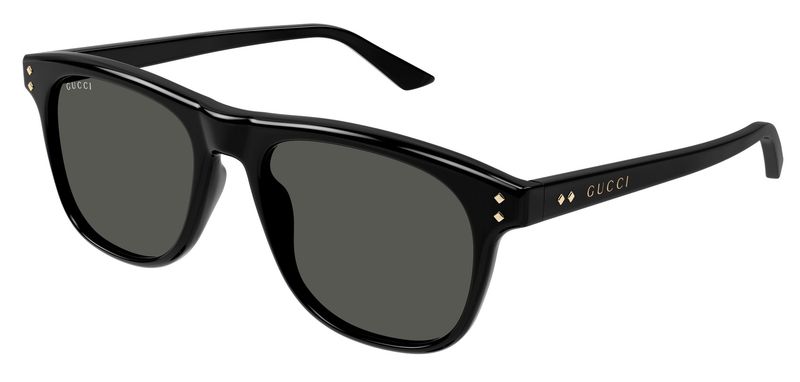 Occhiali da sole uomo Gucci nero - Linea institutional logo