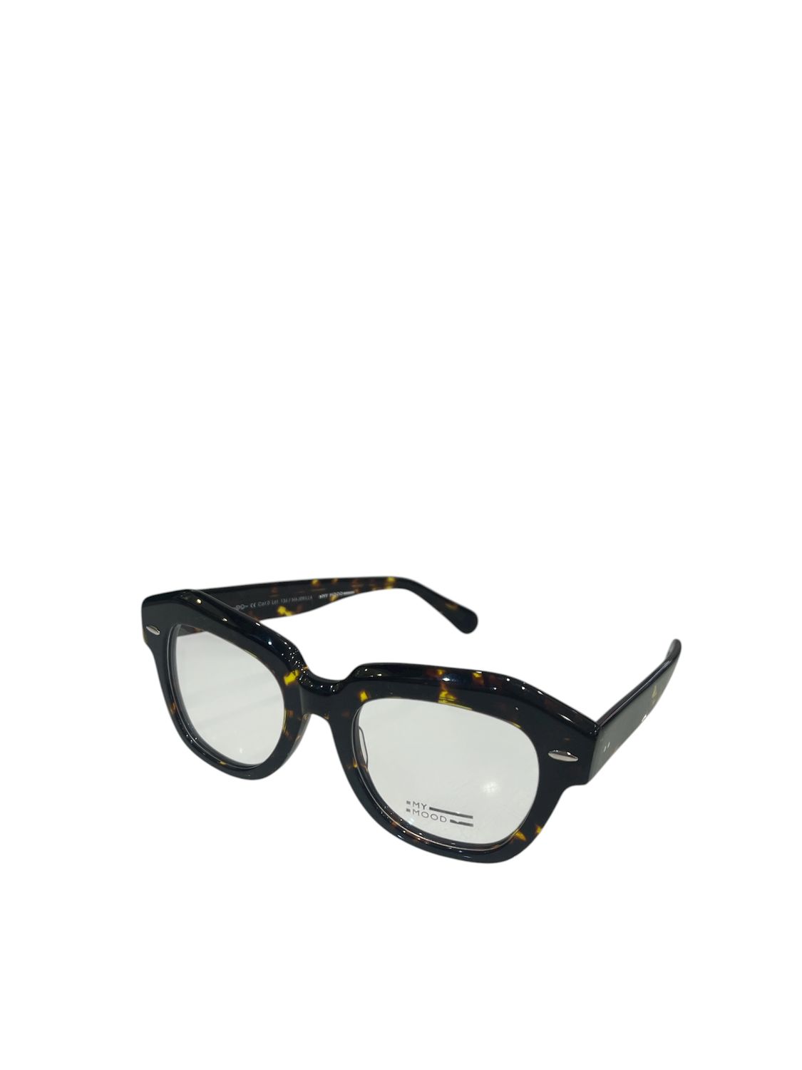 Occhiale da vista My Mood tartarugato marrone unisex - Forma squadrata