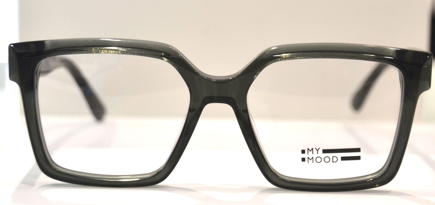 Occhiale da vista My Mood grigio trasparente unisex - Forma squadrata
