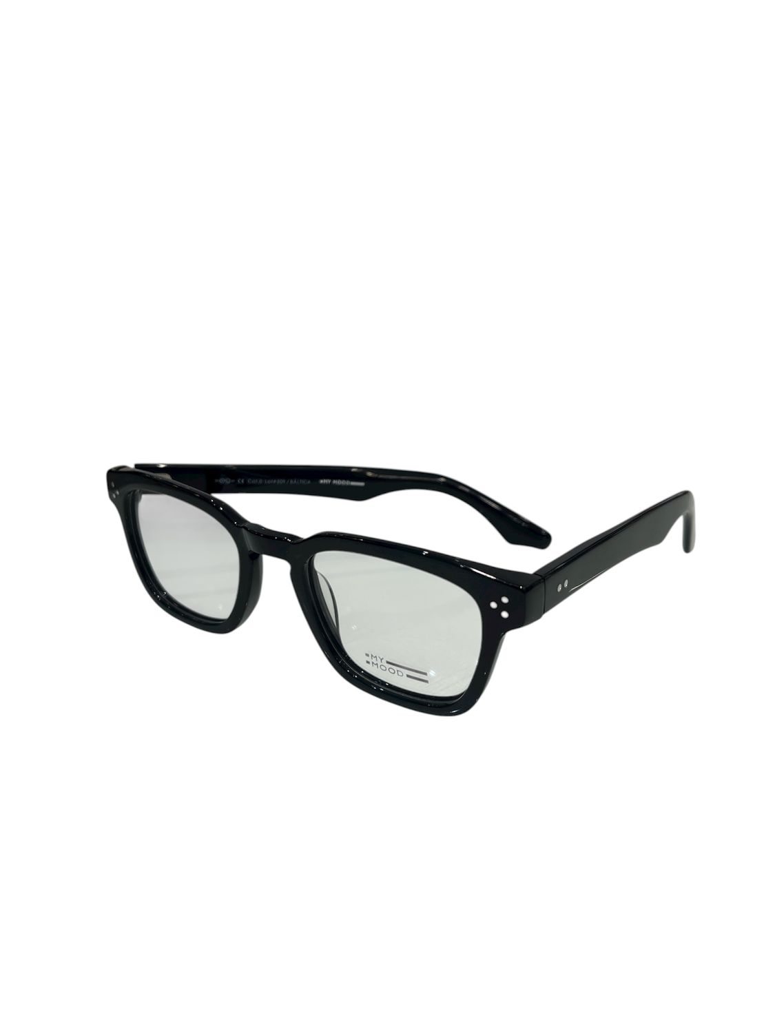 Occhiale da vista My Mood nero lucido unisex - Forma squadrata