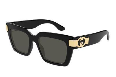 Occhiale da sole donna Gucci nero - Linea Emblem Occhiale da sole donna Gucci nero - Linea Emblem