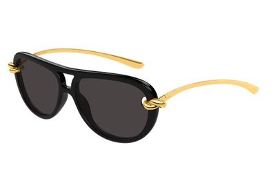 Occhiale da sole Bottega Veneta aste oro Occhiale da sole Bottega Veneta aste oro