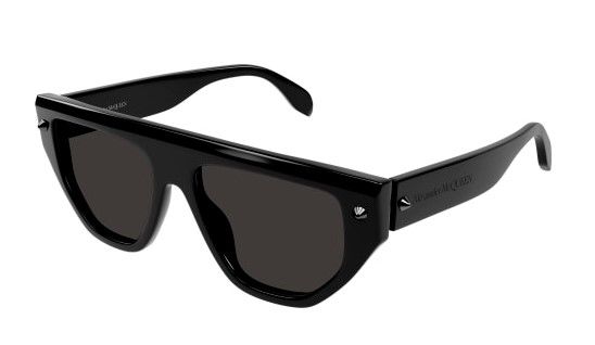 Occhiale da sole Alexander McQueen nero -  S/S 23 Squadrato