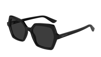 Occhiale da sole donna Mcqueen nero - Linea Logo squadrato