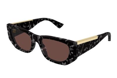 Occhiale da sole Gucci havana nero