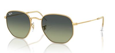 Occhiali da sole RayBan metallo - Linea Hexagonal lente verde vintage Occhiali da sole RayBan metallo - Linea Hexagonal lente verde vintage