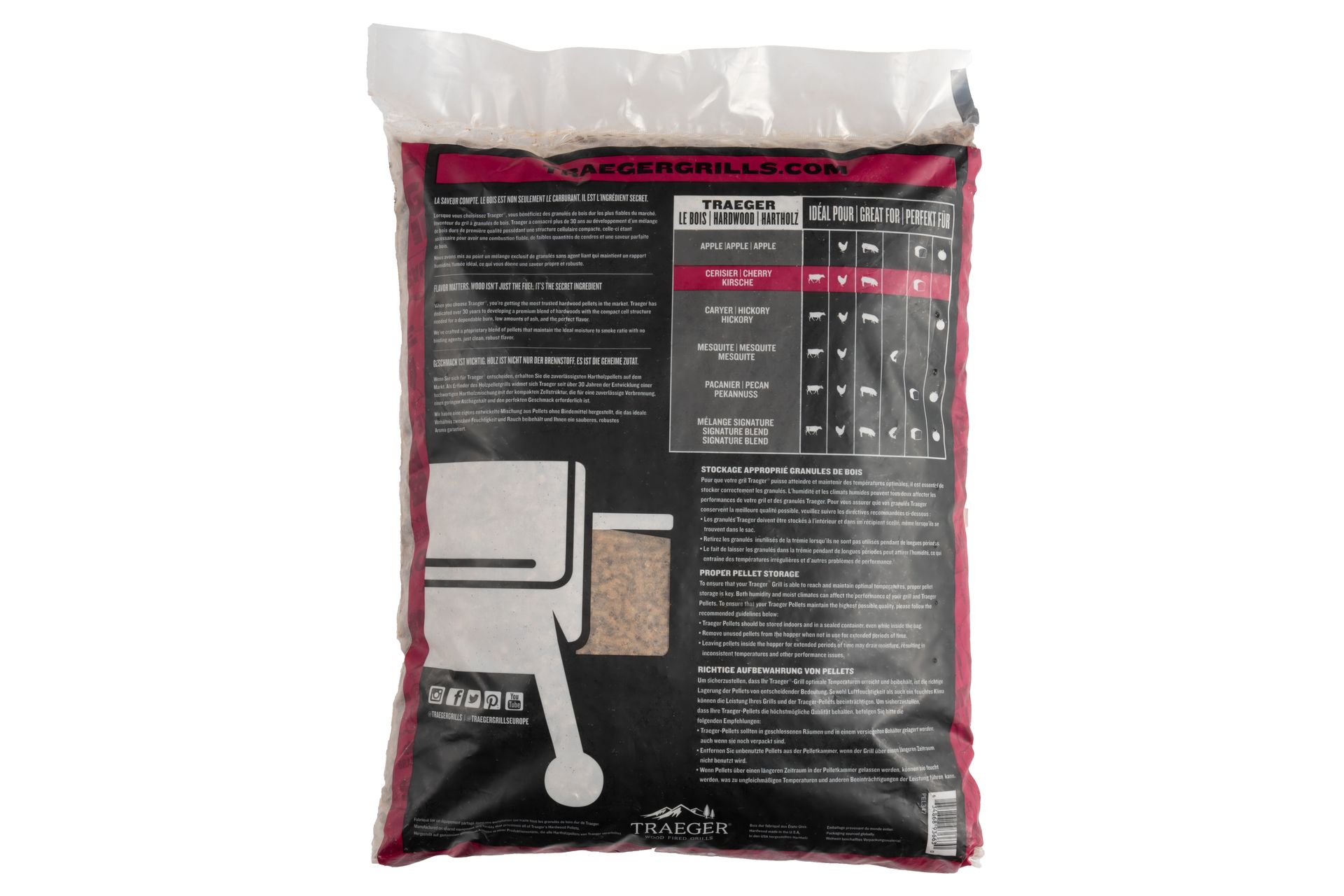 CHERRY PELLETS 9 KG BAG, FSC