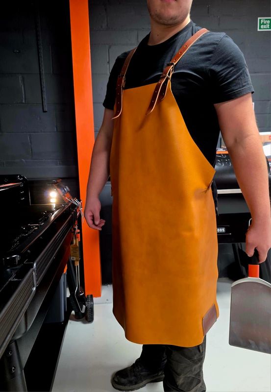 Buckle and Hide - Premium leather double strap apron