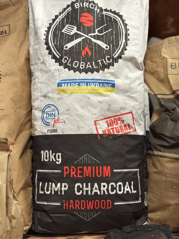 GLOBALTIC BIRCH CHARCOAL 10KG