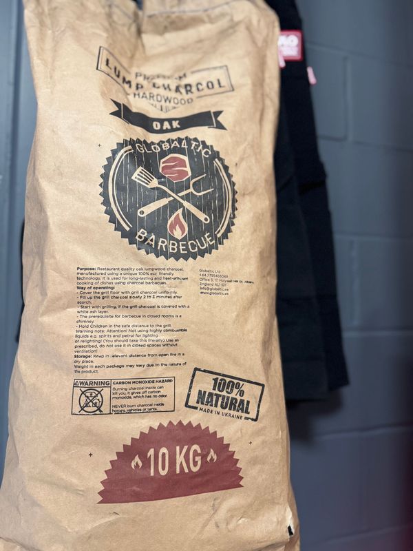 GLOBALTIC OAK CHARCOAL 10KG