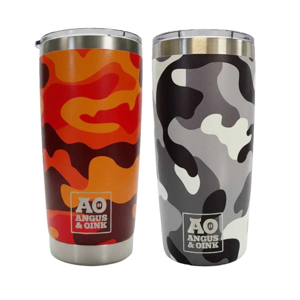 Large Orange Camo Thermal (20oz)