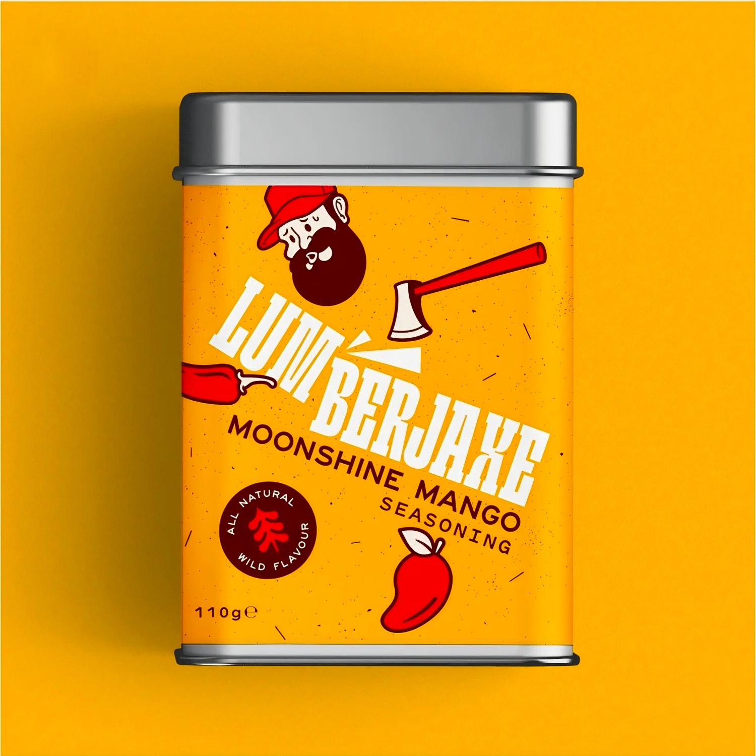 Lumberjaxe Moonshine Mango Seasoning 100g Lumberjaxe Moonshine Mango Seasoning 100g