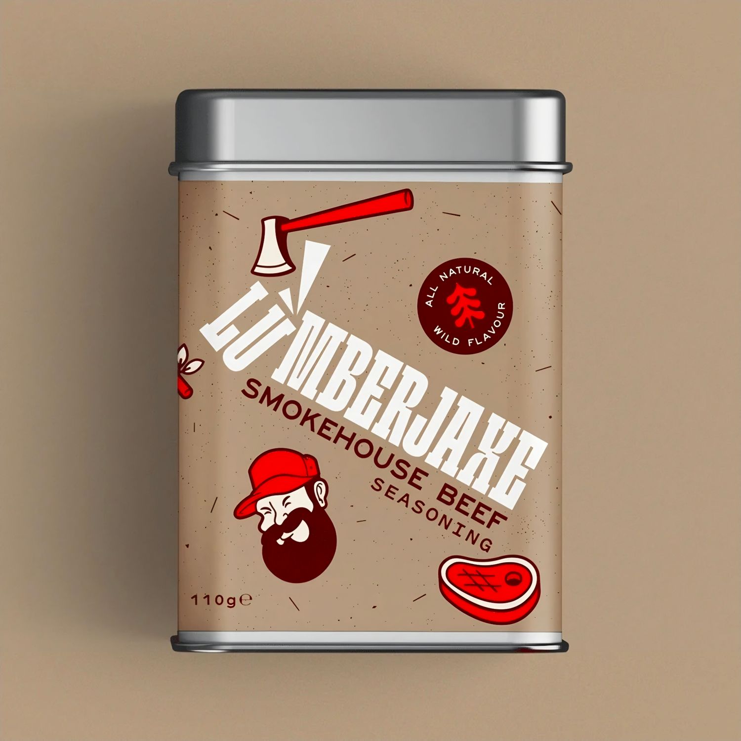 Lumberjaxe Smokehouse Beef Seasoning 100g Lumberjaxe Smokehouse Beef Seasoning 100g