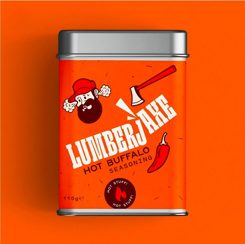 Lumberjaxe Hot Buffalo Seasoning 100g