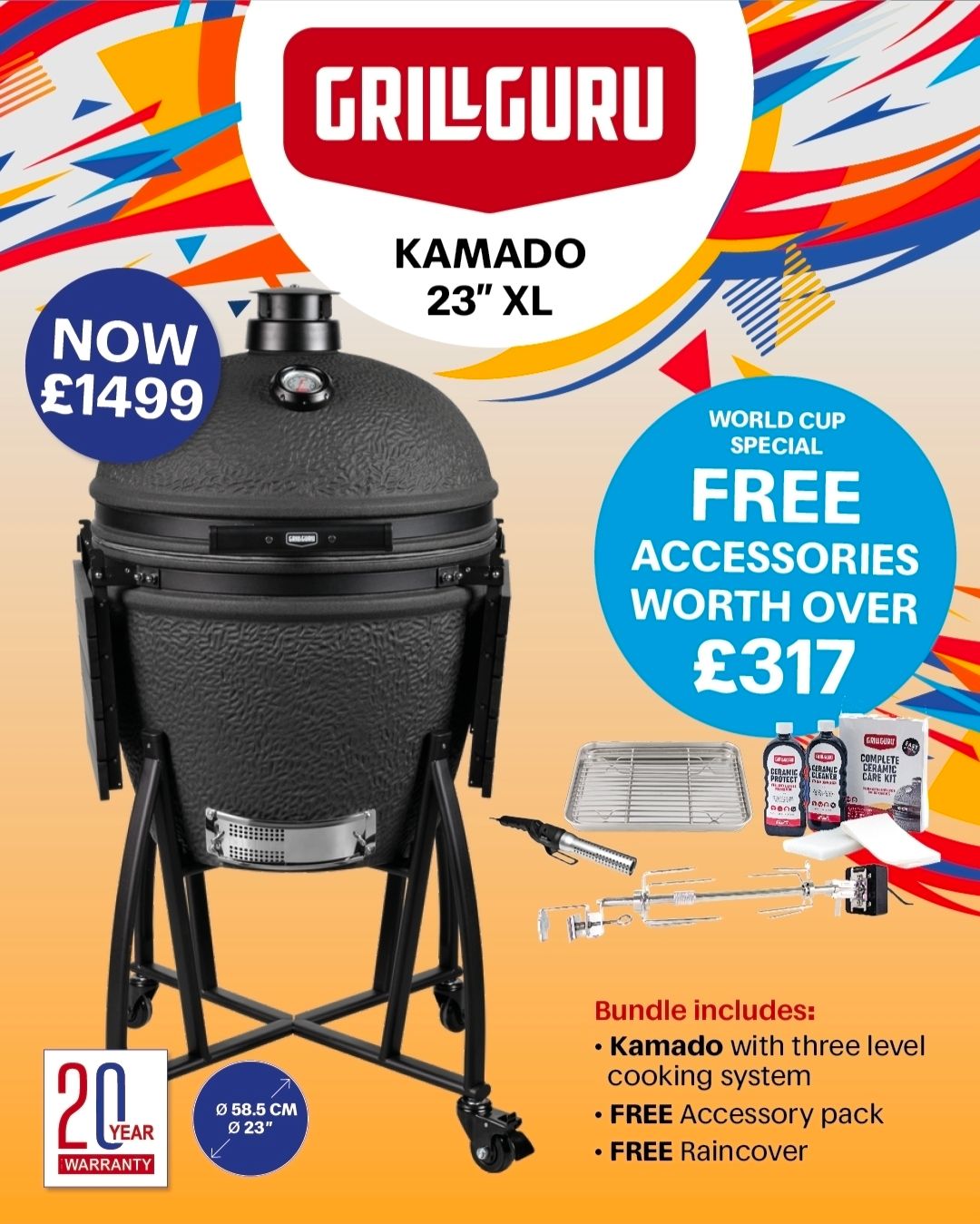 Grill Guru XL World Cup Package