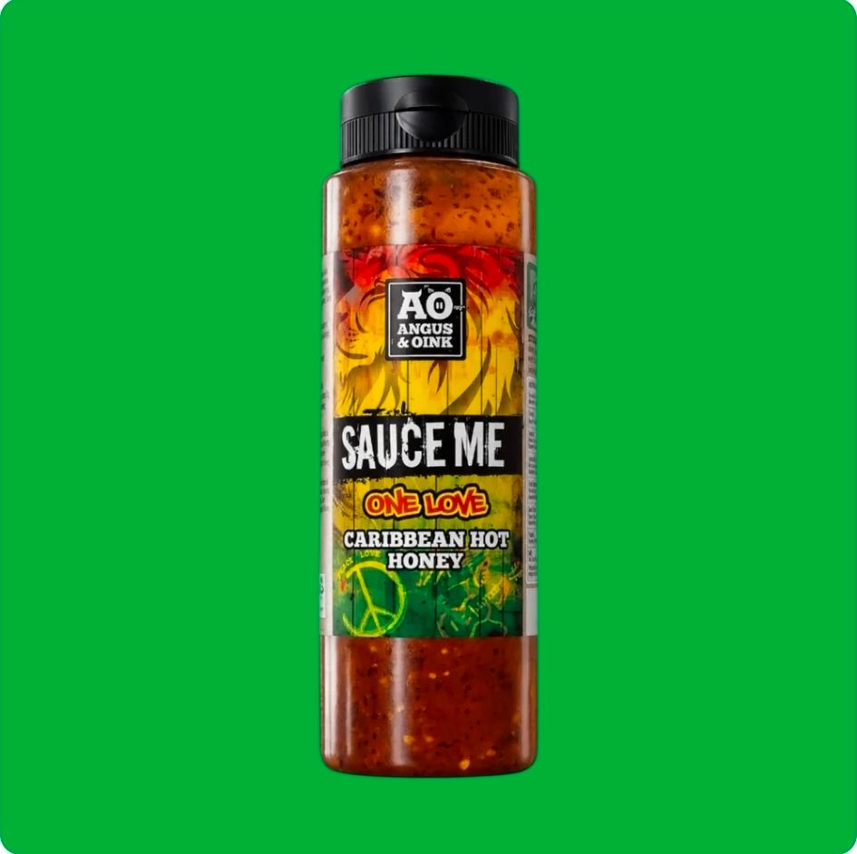 Angus & Oink Jerk Hot Honey One Love