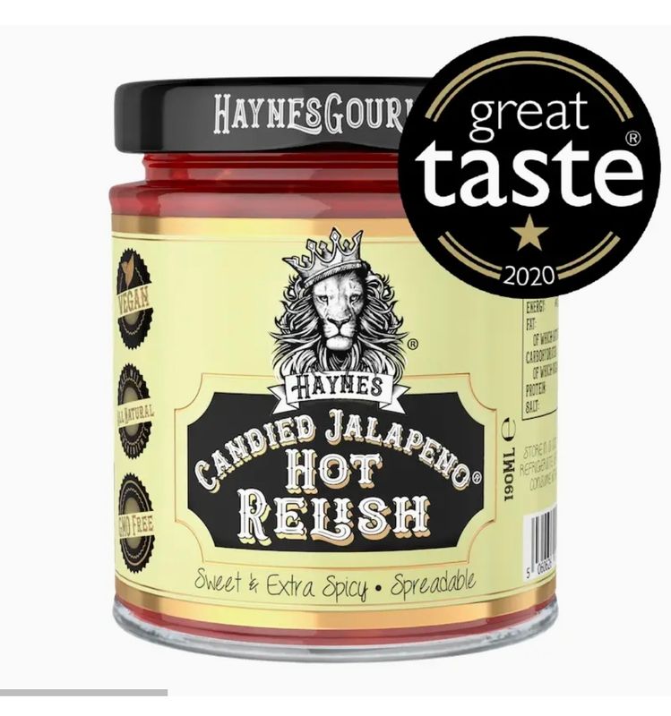 Haynes Candied Jalapeno Hot & Sweet Relish