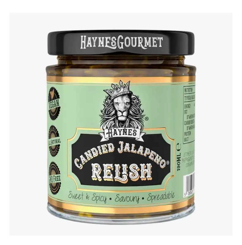 Haynes Candied Jalapeno Relish Spreadable Sweet & Hot Sauce