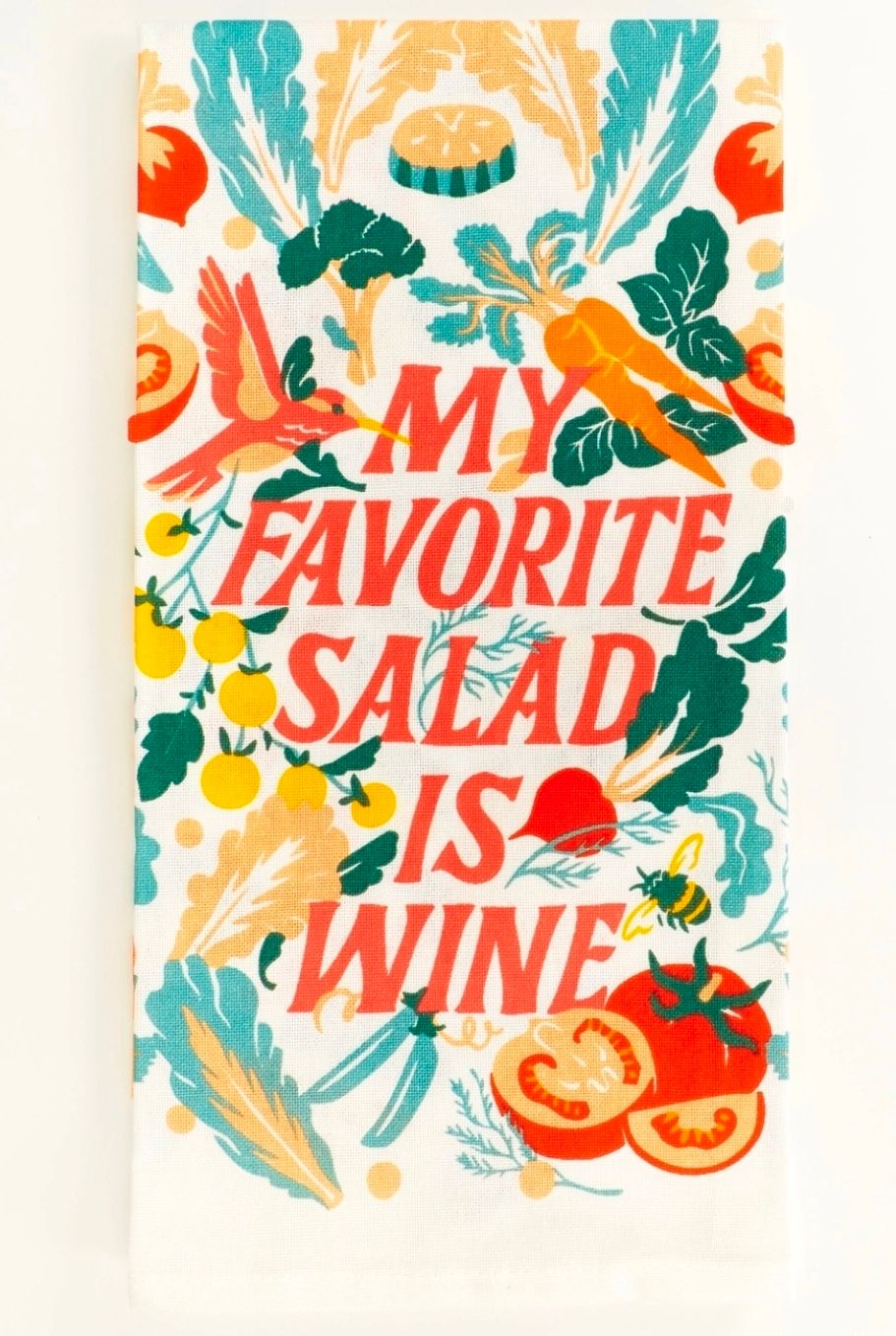 My Favourite Salad Is Wine Dish / Tea Towel My Favourite Salad Is Wine Dish / Tea Towel